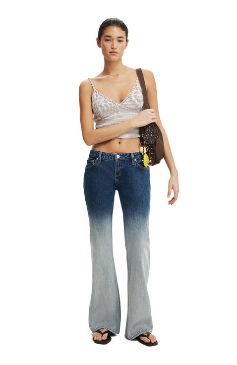 Women
s Low Rise Bootcut Jean