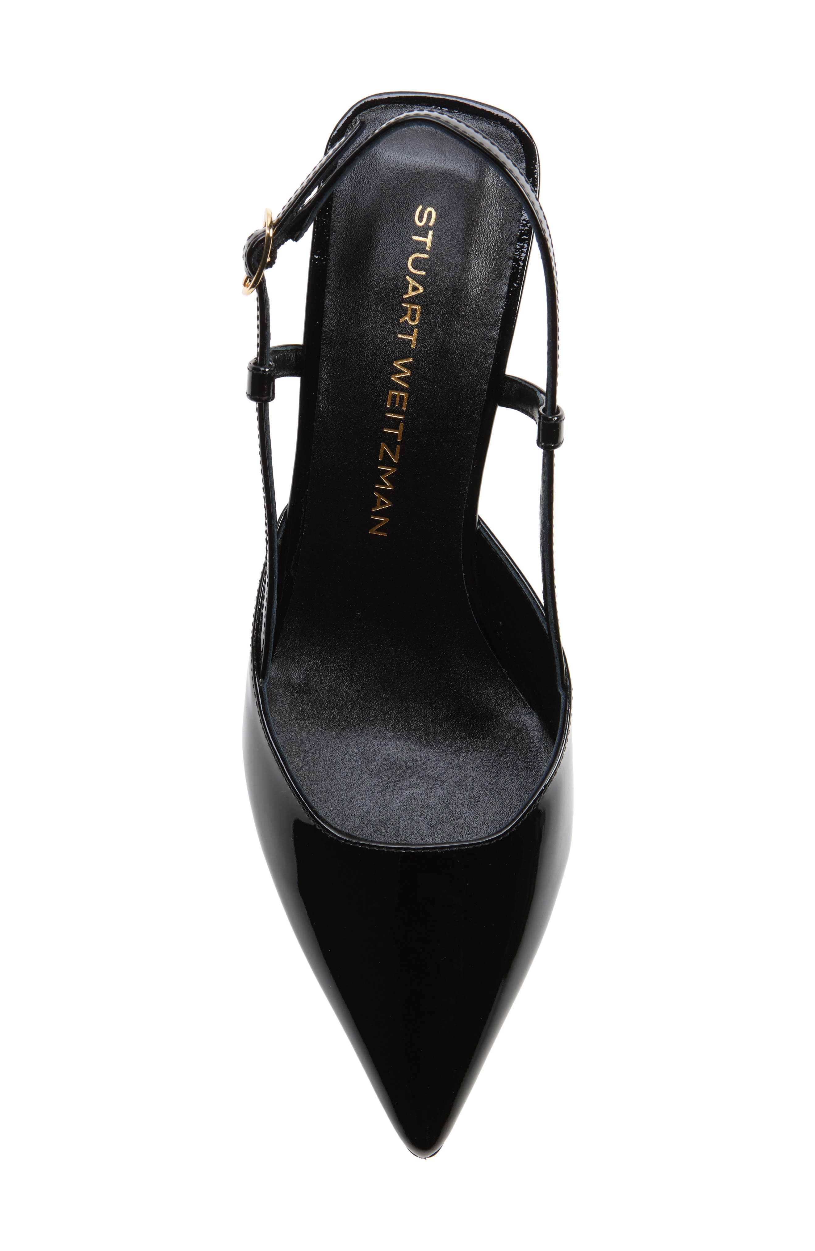 Stuart Weitzman Vinnie 50 Slingback Pump, Alternate, color, Black