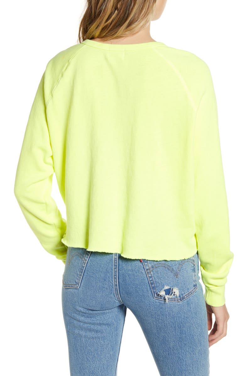 PST by Project Social T Raw Edge Sweatshirt, Alternate, color, 