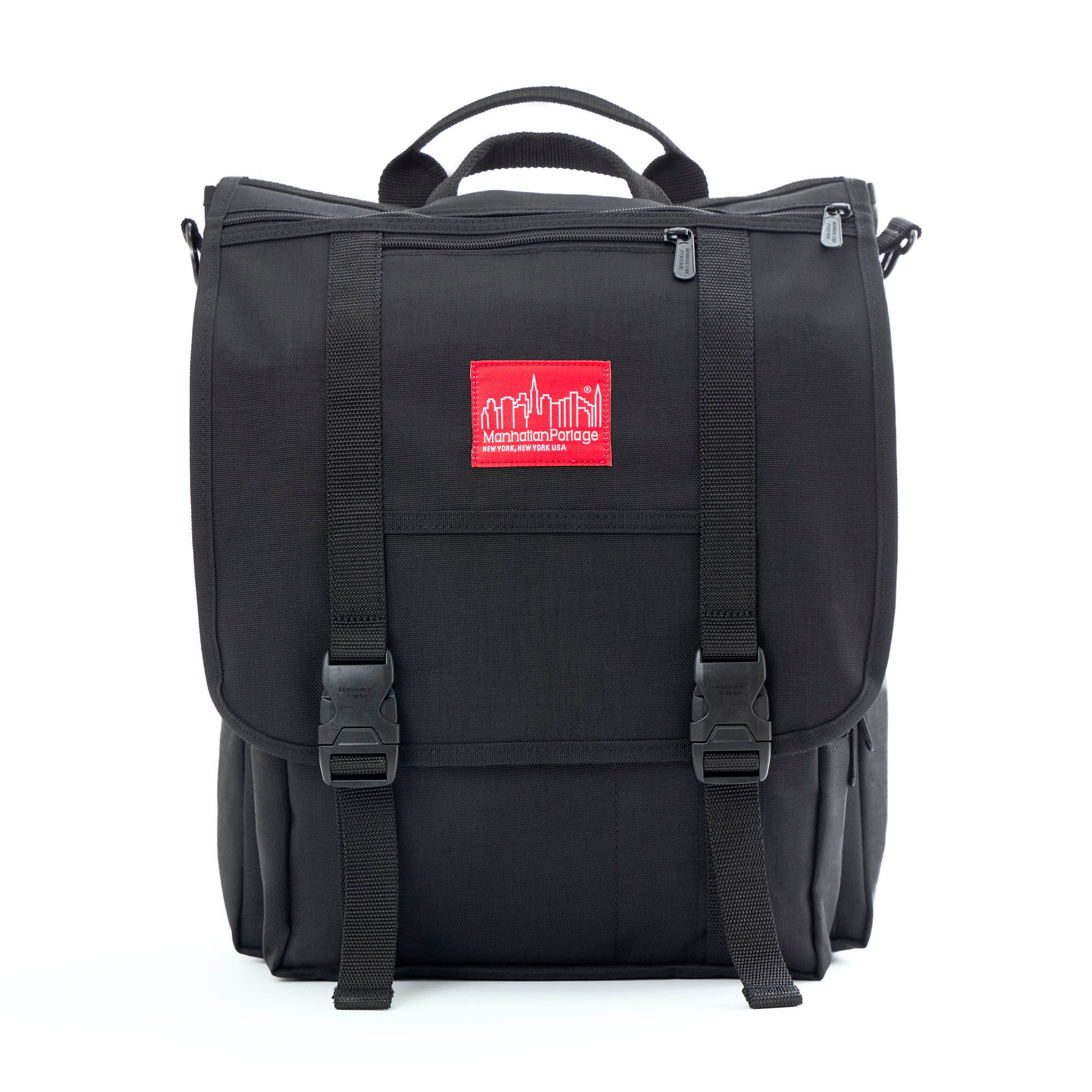 Manhattan Portage Washington Square Backpack, Main, color, Black