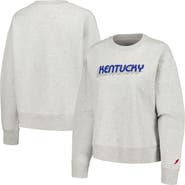 LEAGUE COLLEGIATE WEAR Women's League Collegiate Wear Ash Kentucky Wildcats Boxy Pullover Sweatshirt