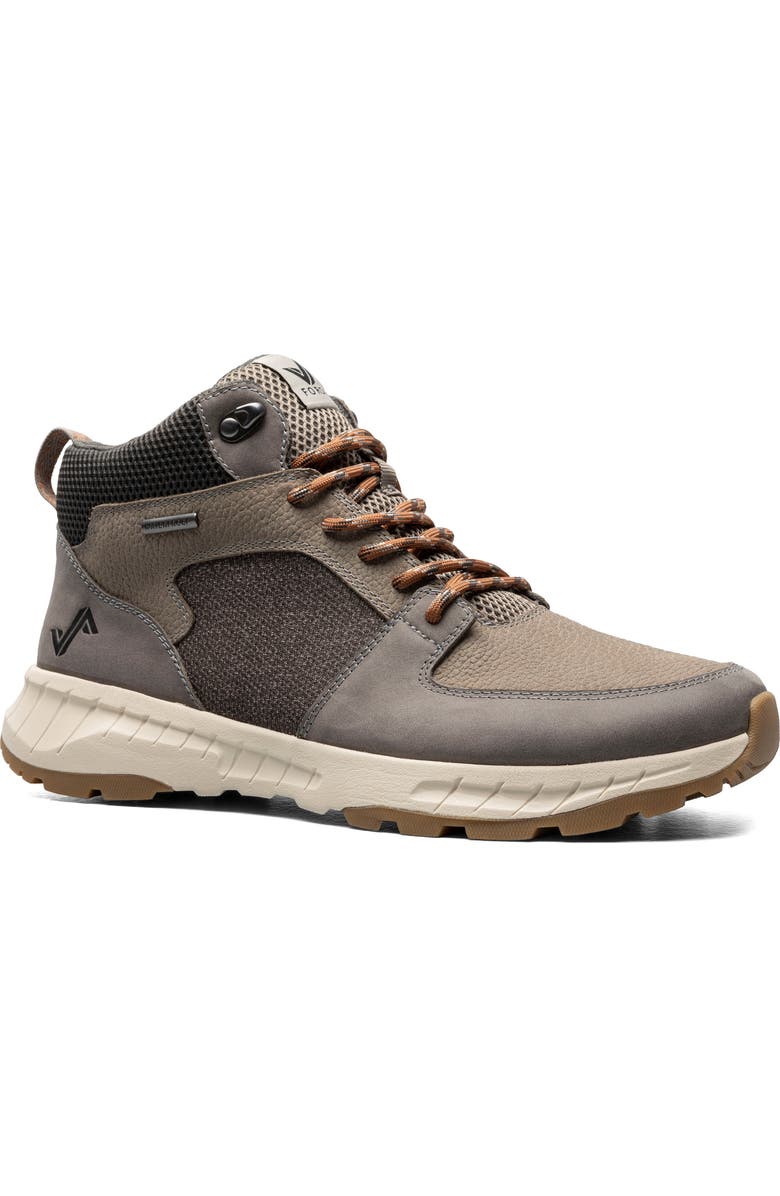Forsake Wild Sky Waterproof Mid Hiking Sneaker, Main, color, Dark Gray/ Gold
