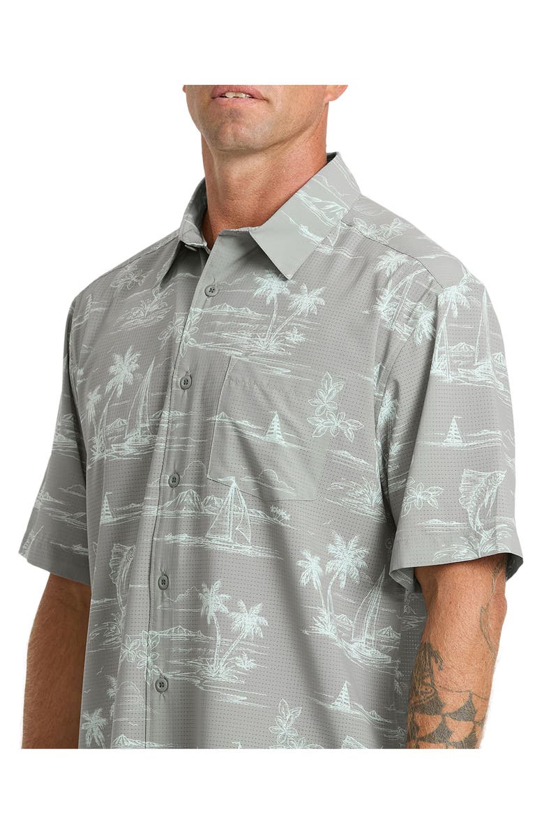 Quiksilver Performance Pack WM SS Short Sleeve Shirt, Alternate, color, Frost Gray