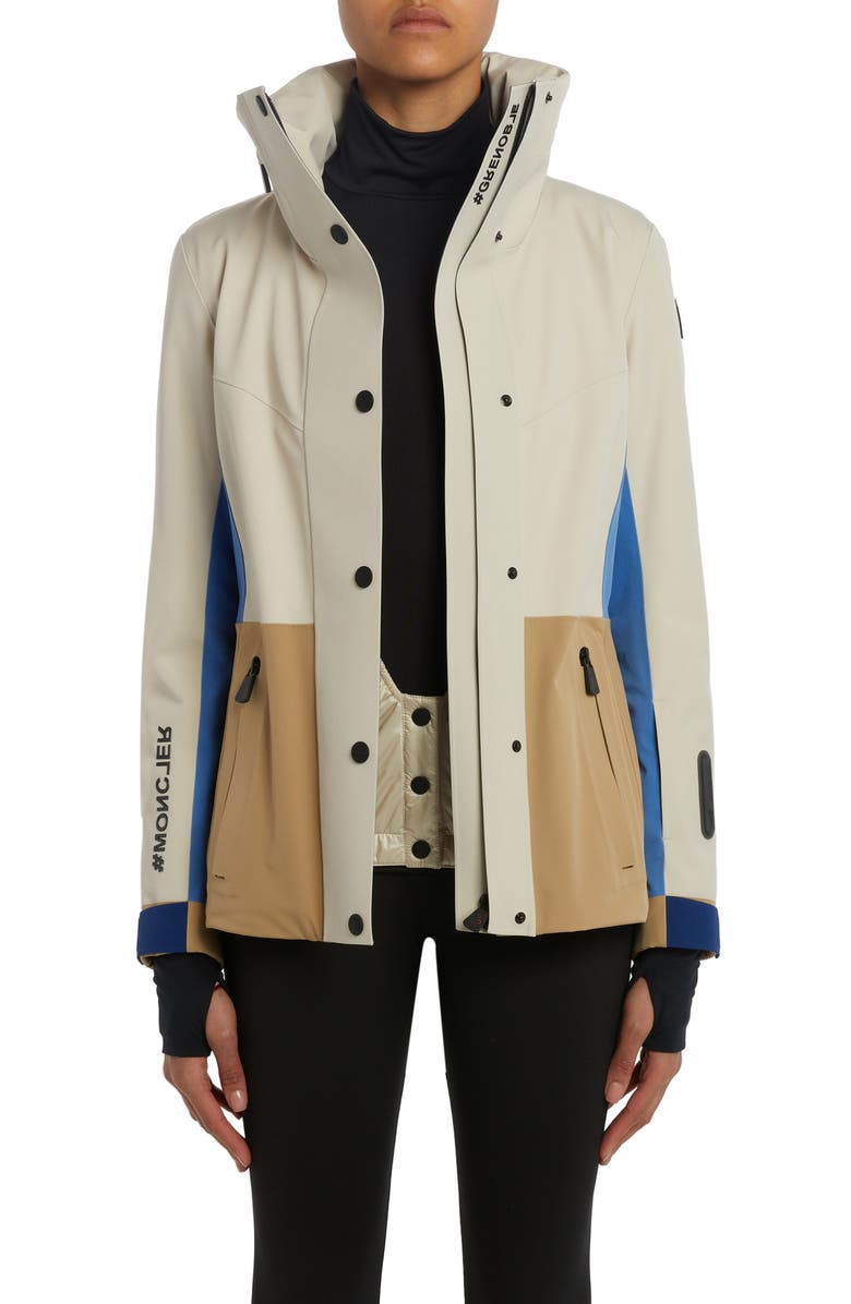 Moncler Grenoble Hainet Colorblock Ski Jacket, Main, color,
