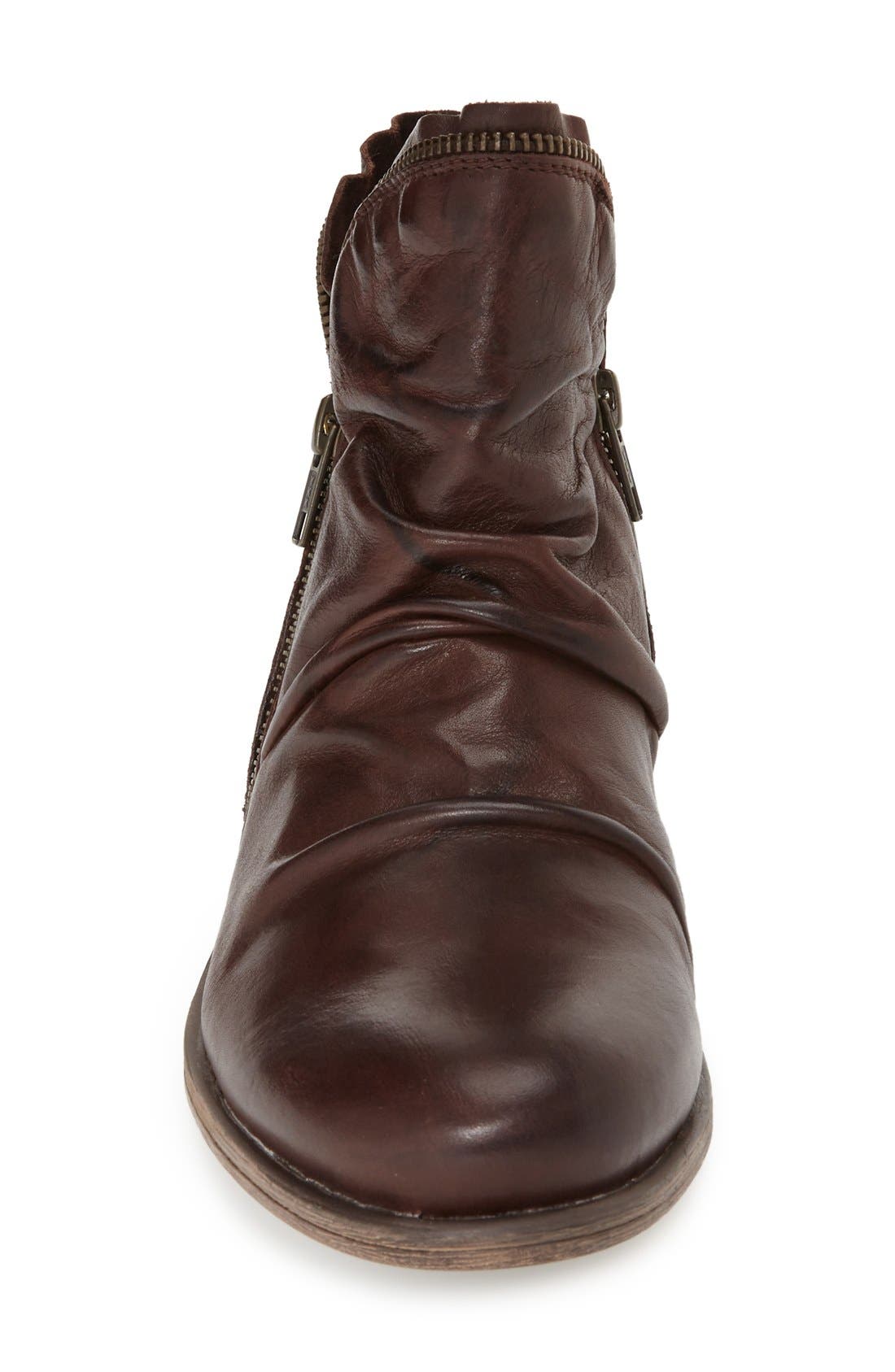 'Luna' Ankle Boot, Alternate, color, BROWN