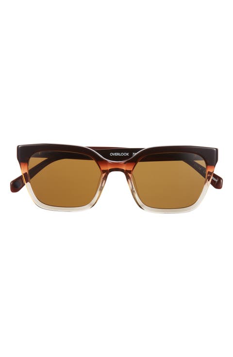 Overlook 50mm Polarized Cat Eye Sunglasses (Average)