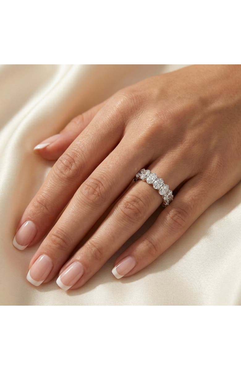 Bliss Diamond 3Ct Oval Diamond Eternity Wedding Ring 14k Gold Lab Grown, Alternate, color, 14K Yellow Gold