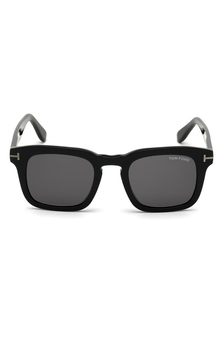 TOM FORD Jameson 52mm Round Sunglasses, Main, color, 