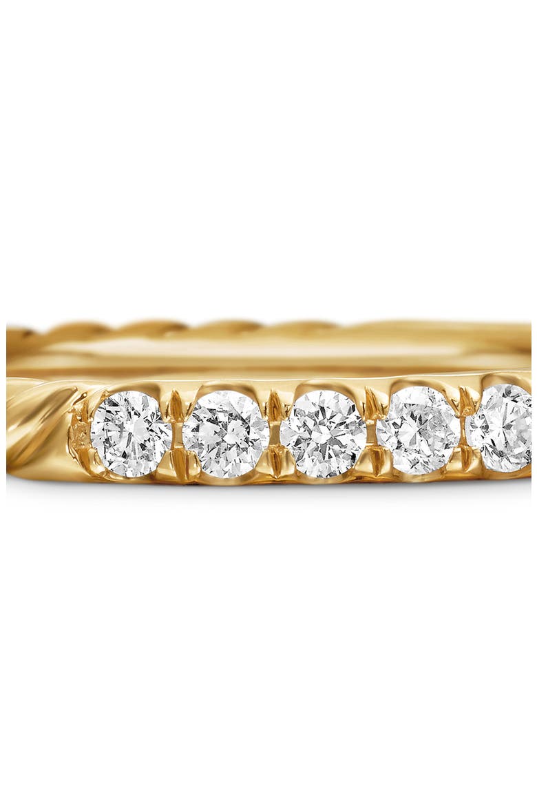 2mm Cable Pavé Band Ring, Alternate, color, 18K YELLOW GOLD