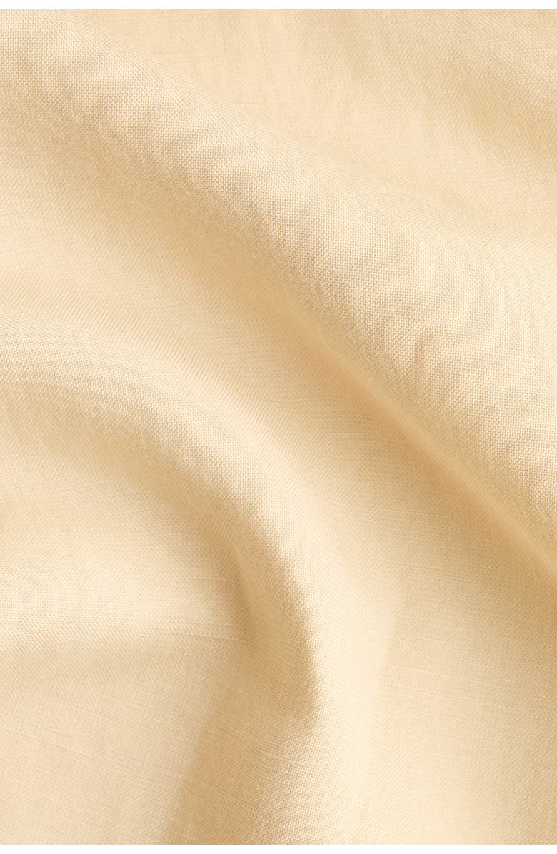 H&M Mama Linen-blend Drawstring Trousers, Alternate, color, Light Yellow