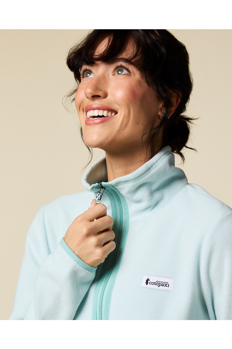 Amado Fleece Pullover - Women's, Alternate, color, Surf and Tide Pool