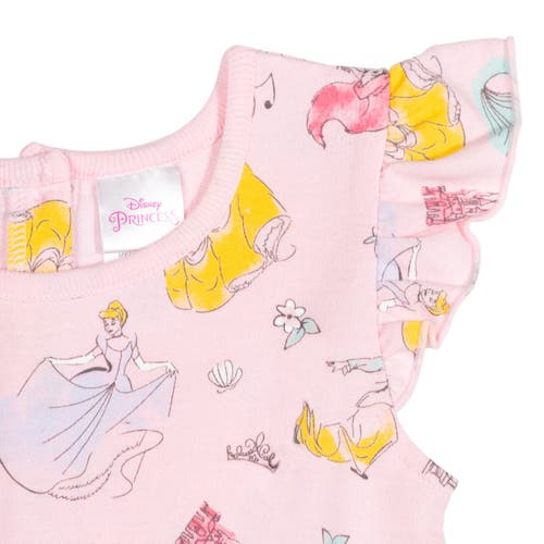 Disney Sleeveless Skater Romper In Pink