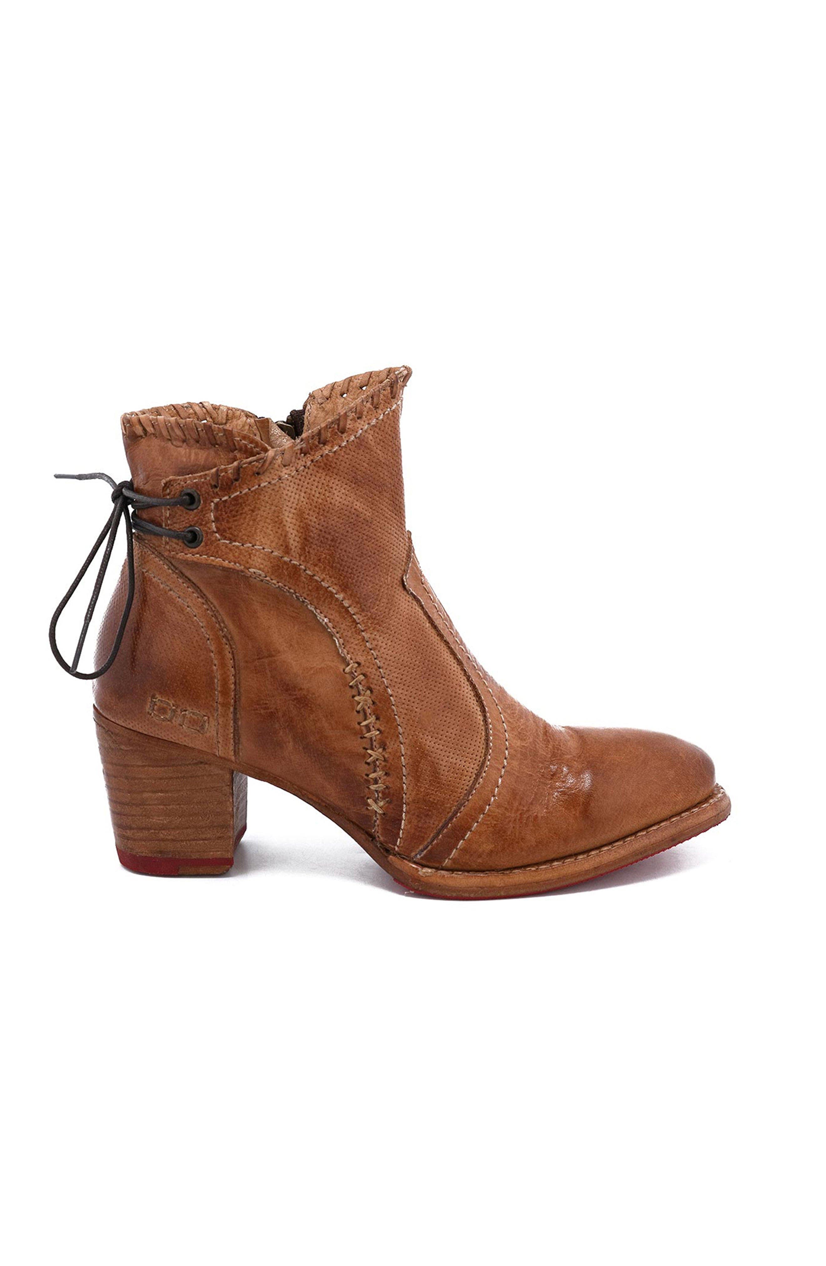 Bed Stu Bia Ankle Boot, Alternate, color, Tan Dd