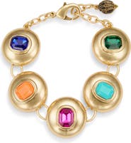 Kurt Geiger London Crystal Button Flex Bracelet