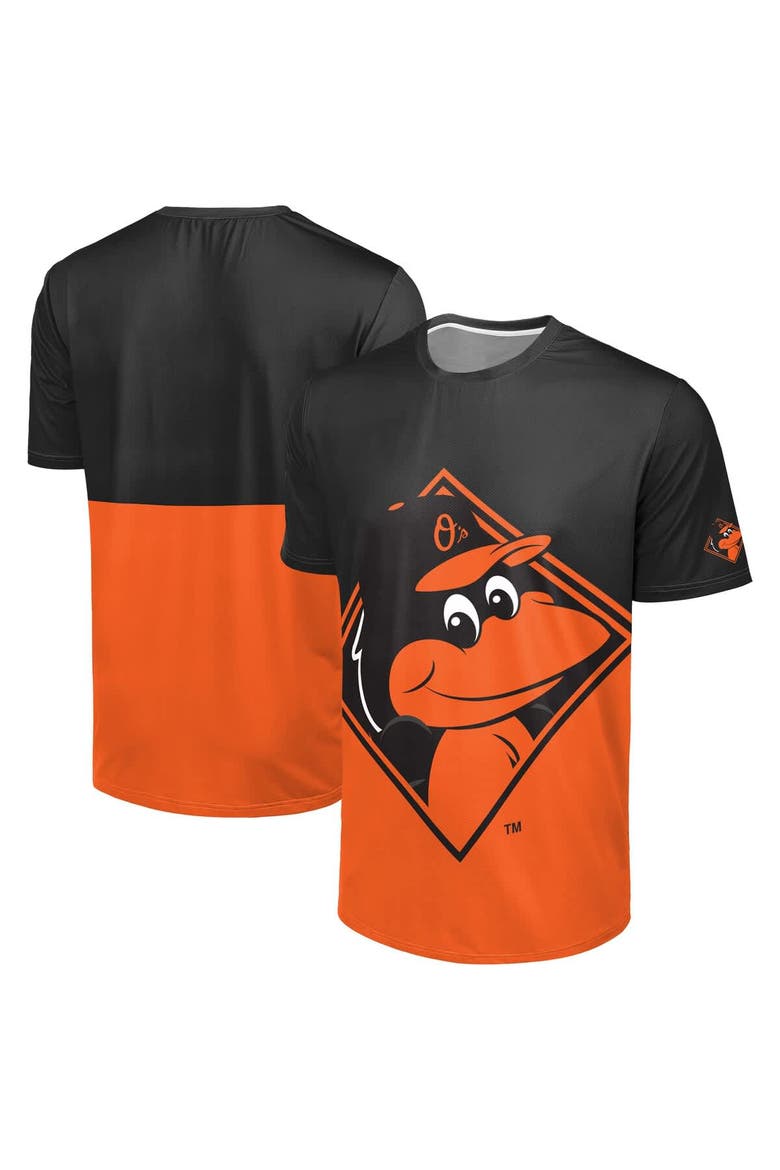 Men's FOCO Black/Orange Baltimore Orioles Big Logo Mascot T-Shirt, Main, color, Black