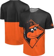 FOCO Men's FOCO Black/Orange Baltimore Orioles Big Logo Mascot T-Shirt