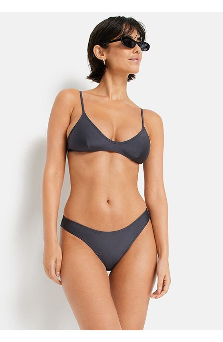 LSCN by LASCANA Women's Shimmer Cheeky Bikini Bottom, Main, color, 