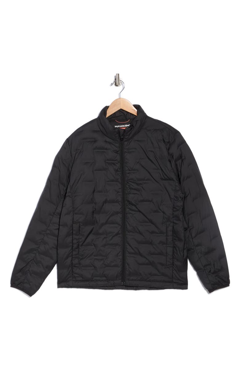 HAWKE & CO Seamless Water Resistant Puffer Jacket, Alternate, color, Black
