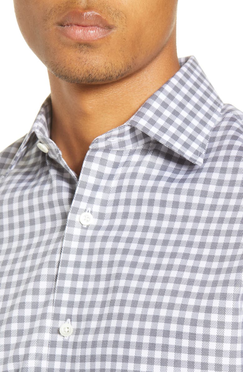 Bonobos Slim Fit Check Dress Shirt, Alternate, color, 