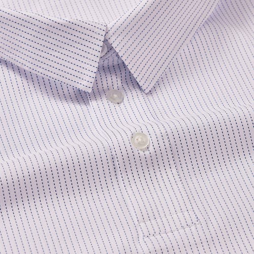 Regent Row Big And Tall Stanton Shirt Polo In White-blue-stripe-62