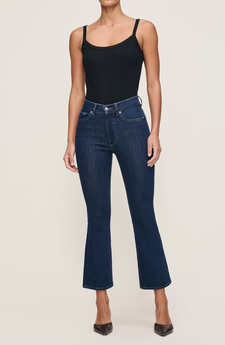 DL1961 Bridget Instasculpt<sup>™</sup> Boot High Rise Crop Jeans, Alternate, color, Lunar Sky