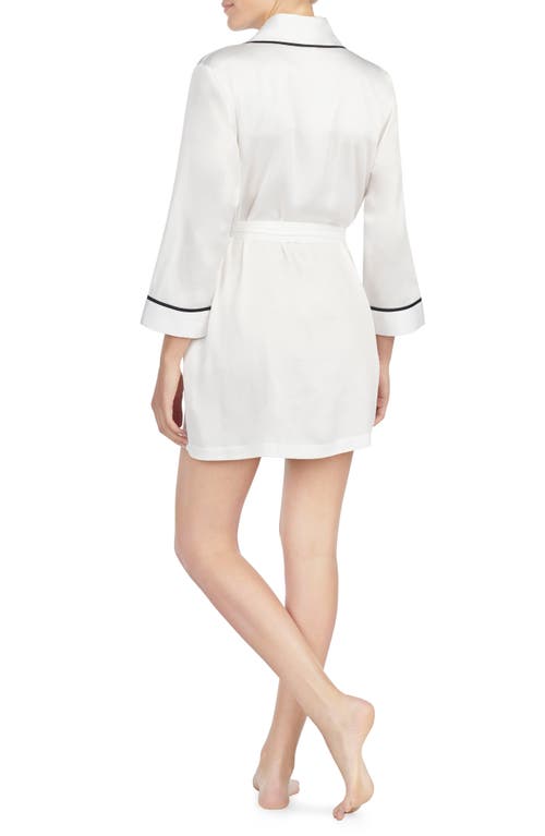 Kate Spade Robe Kate Spade New York mrs charmeuse short robe in Off White at Nordstrom ...