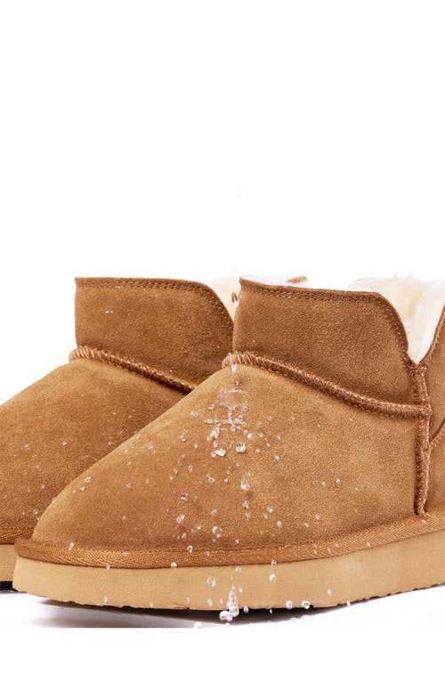 Minnetonka Mavie Faux Fur Bootie In Brown