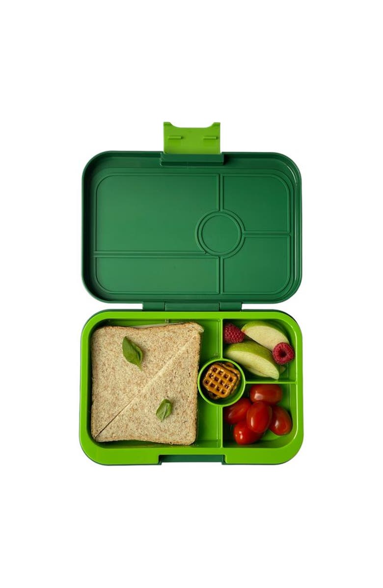 Yumbox Tapas Sandwich-Friendly Leakproof Bento Box, Main, color, Palm Green