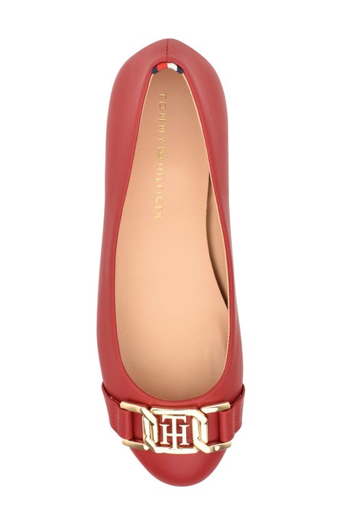 Tommy Hilfiger Gallyne Flat In Red