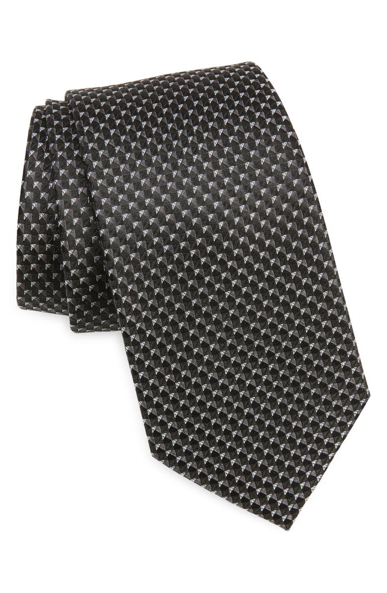 NORDSTROM MEN'S SHOP Nordstrom Aberlin Micro Neat Silk Tie, Main, color, 