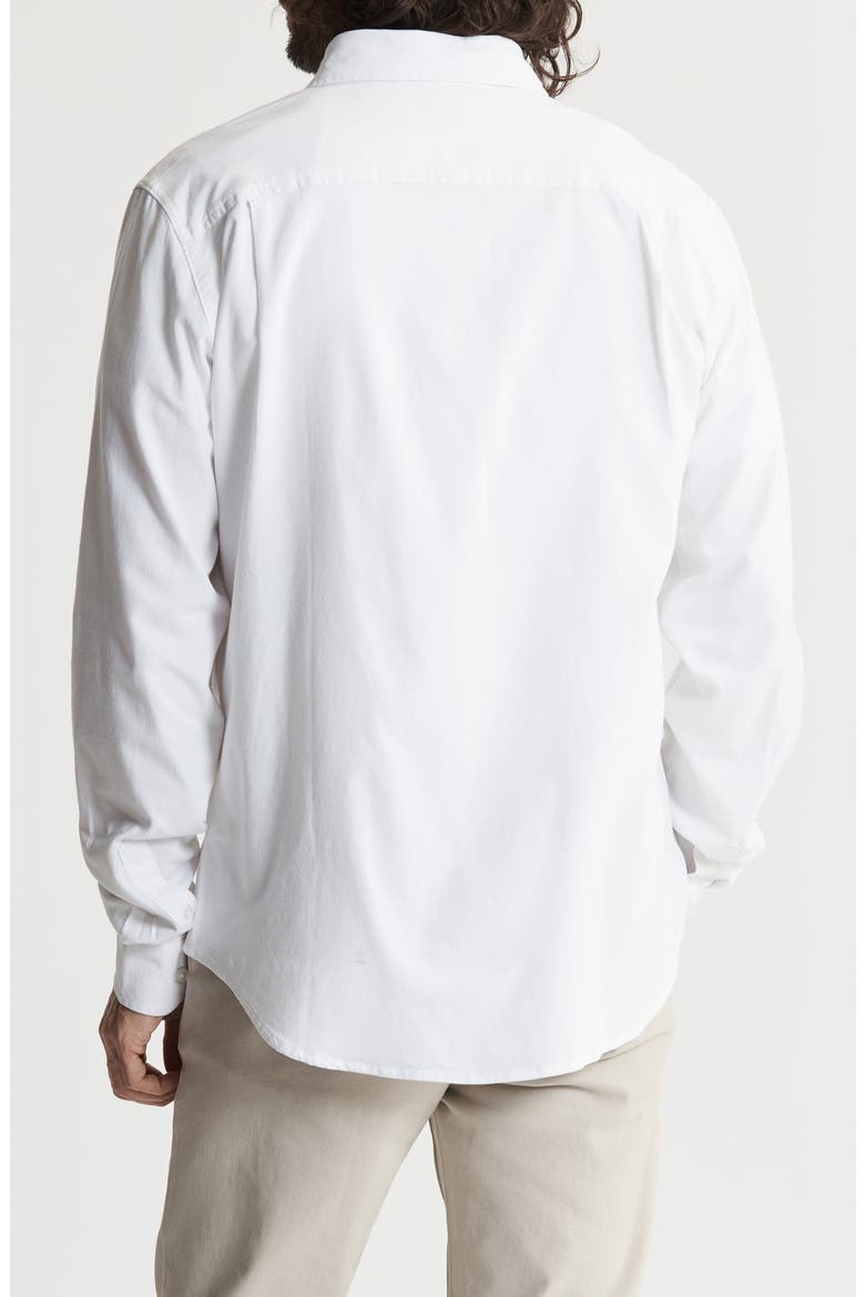Classic Stretch Oxford Button-Up Shirt, Alternate, color, WHITE