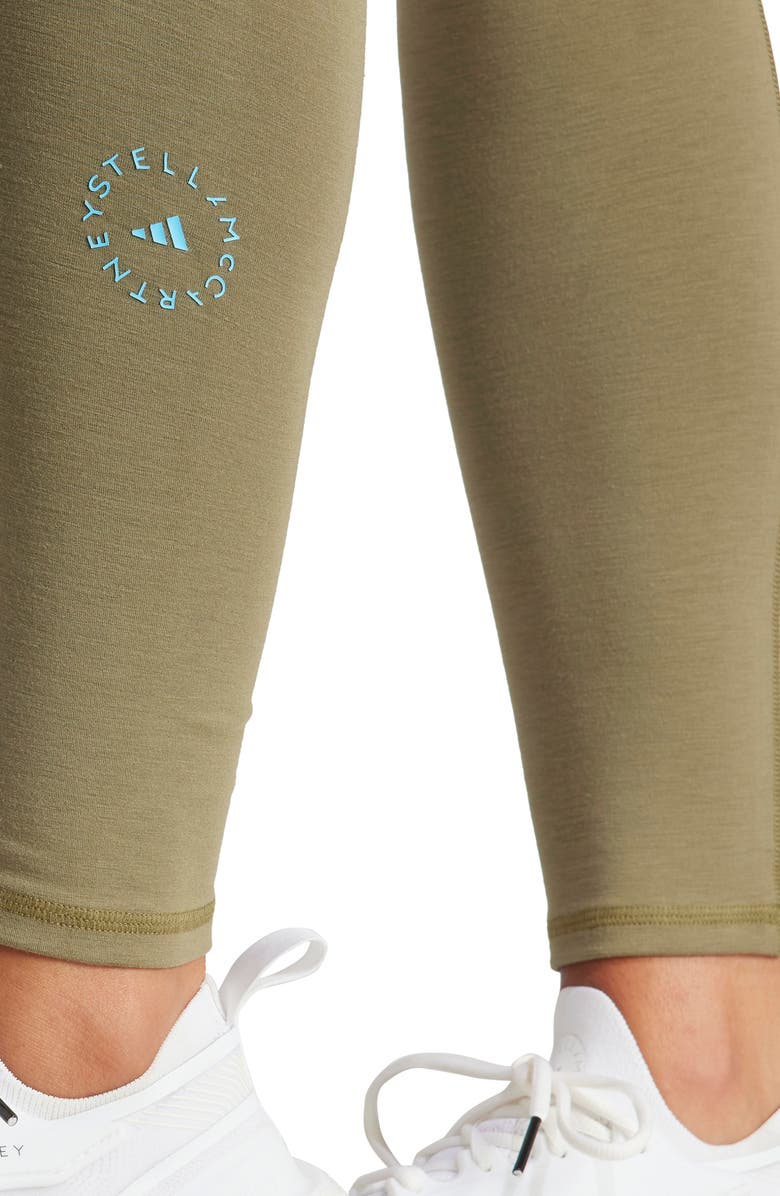 adidas by Stella McCartney Truestrength Yoga 7/8 Leggings, Alternate, color, 