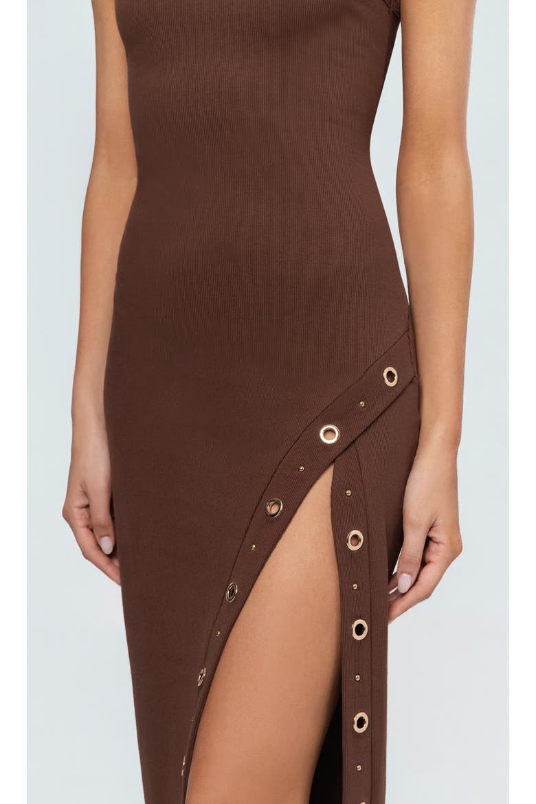 Veneta Grommet Dress, Alternate, color, Coco