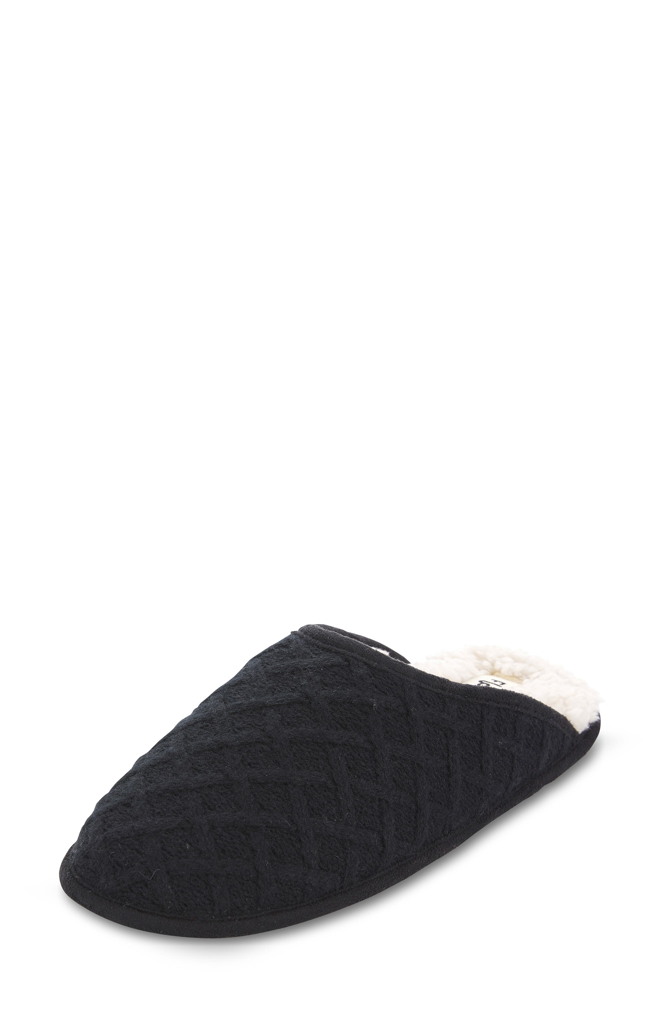 FLOOPI Isabel Lattice Knit Scuff Slipper