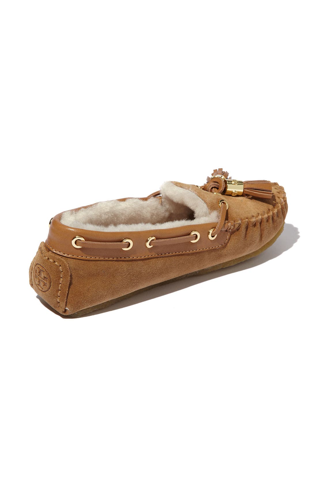 Tory Burch 'Dee Dee' Genuine Shearling Lined Slipper, Alternate, color, 
