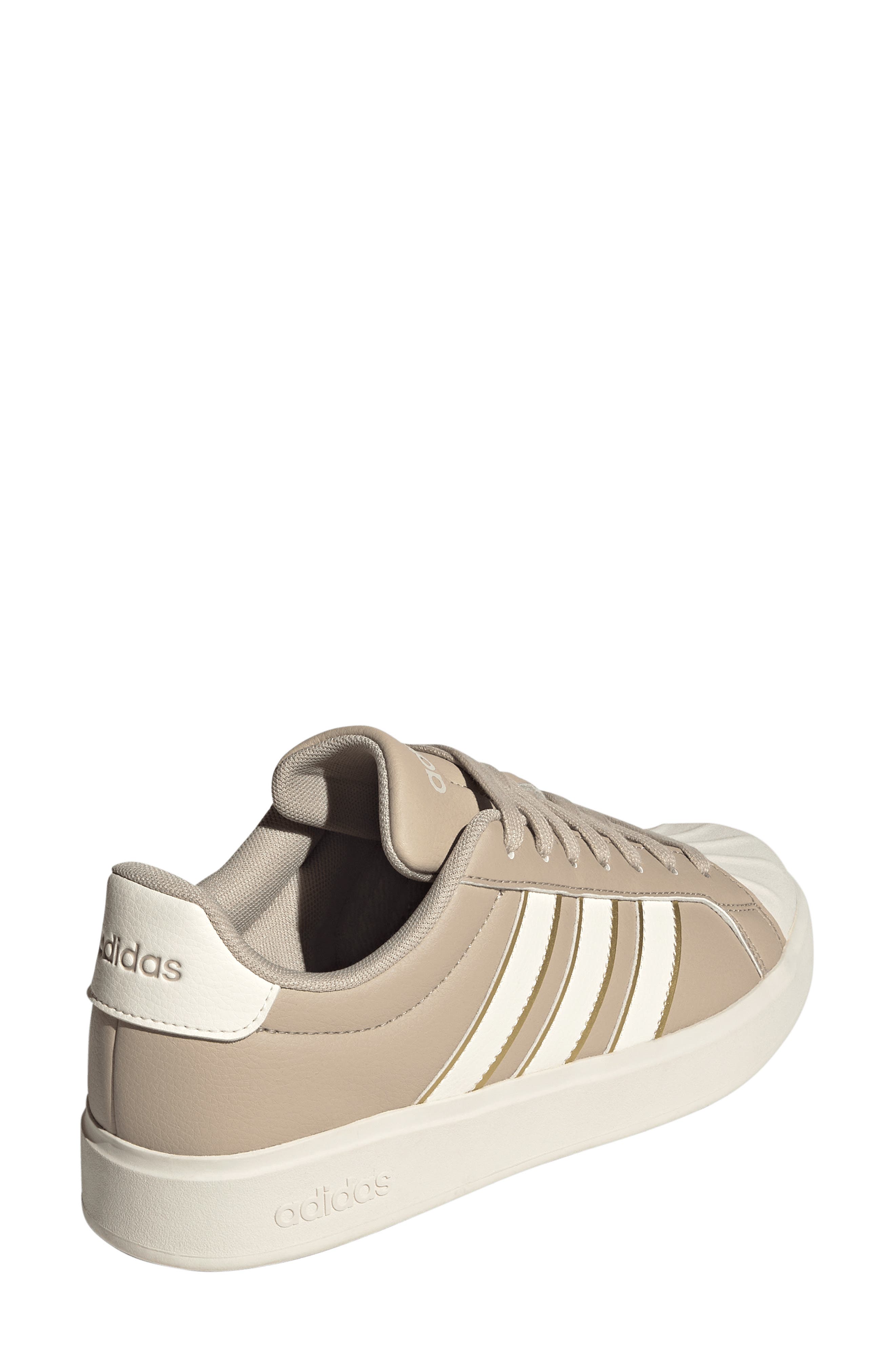 Streettalk Sneaker, Alternate, color, BEIGE/ OFF WHITE/ GOLD MET.
