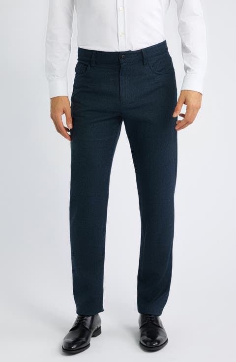 Regular Fit Wool Five Pocket Pants