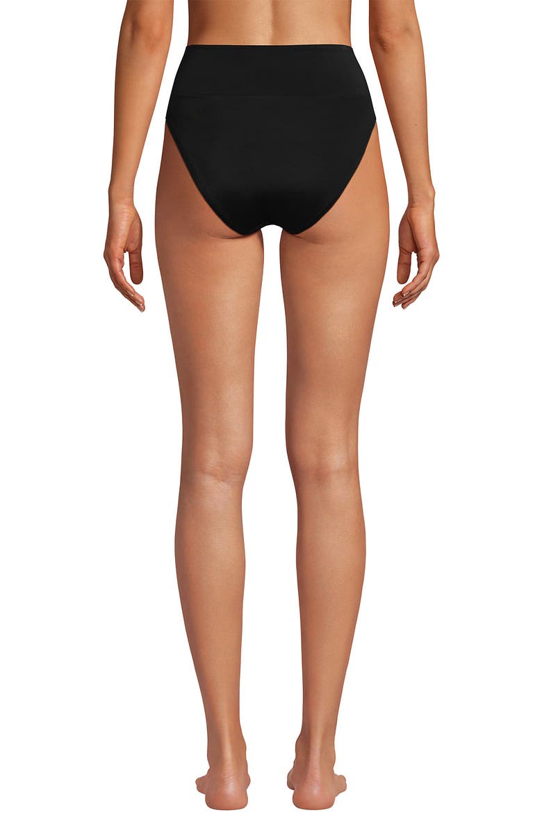 Lands' End Tugless High Waisted Bikini Bottoms, Alternate, color, 