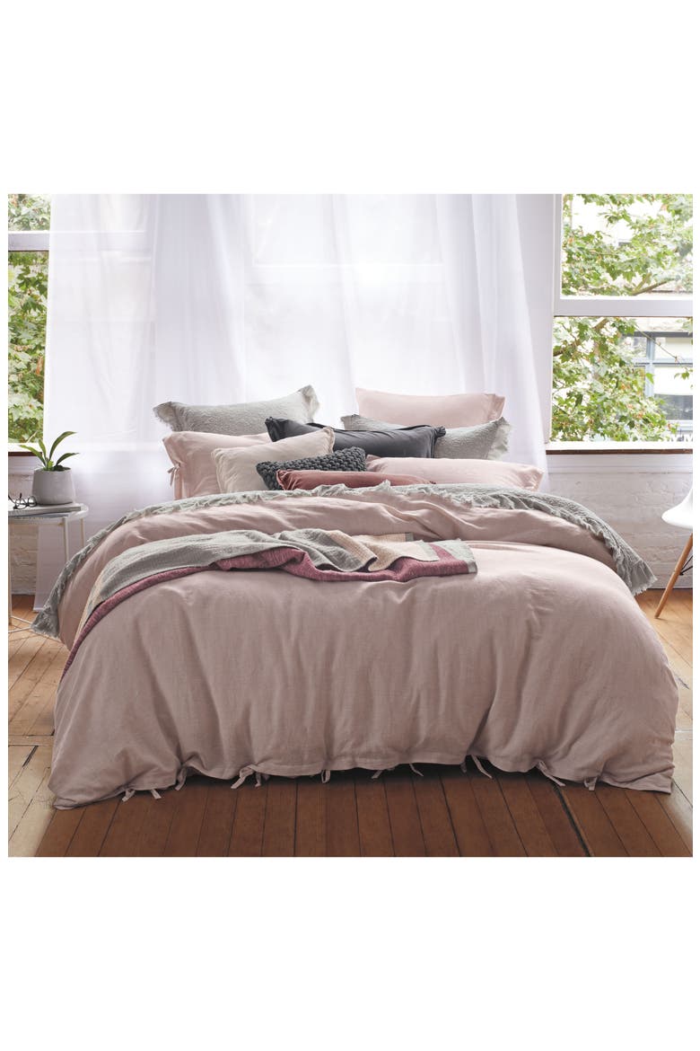 Stonewash Velvet Accent Pillow, Alternate, color, GREY CHIME