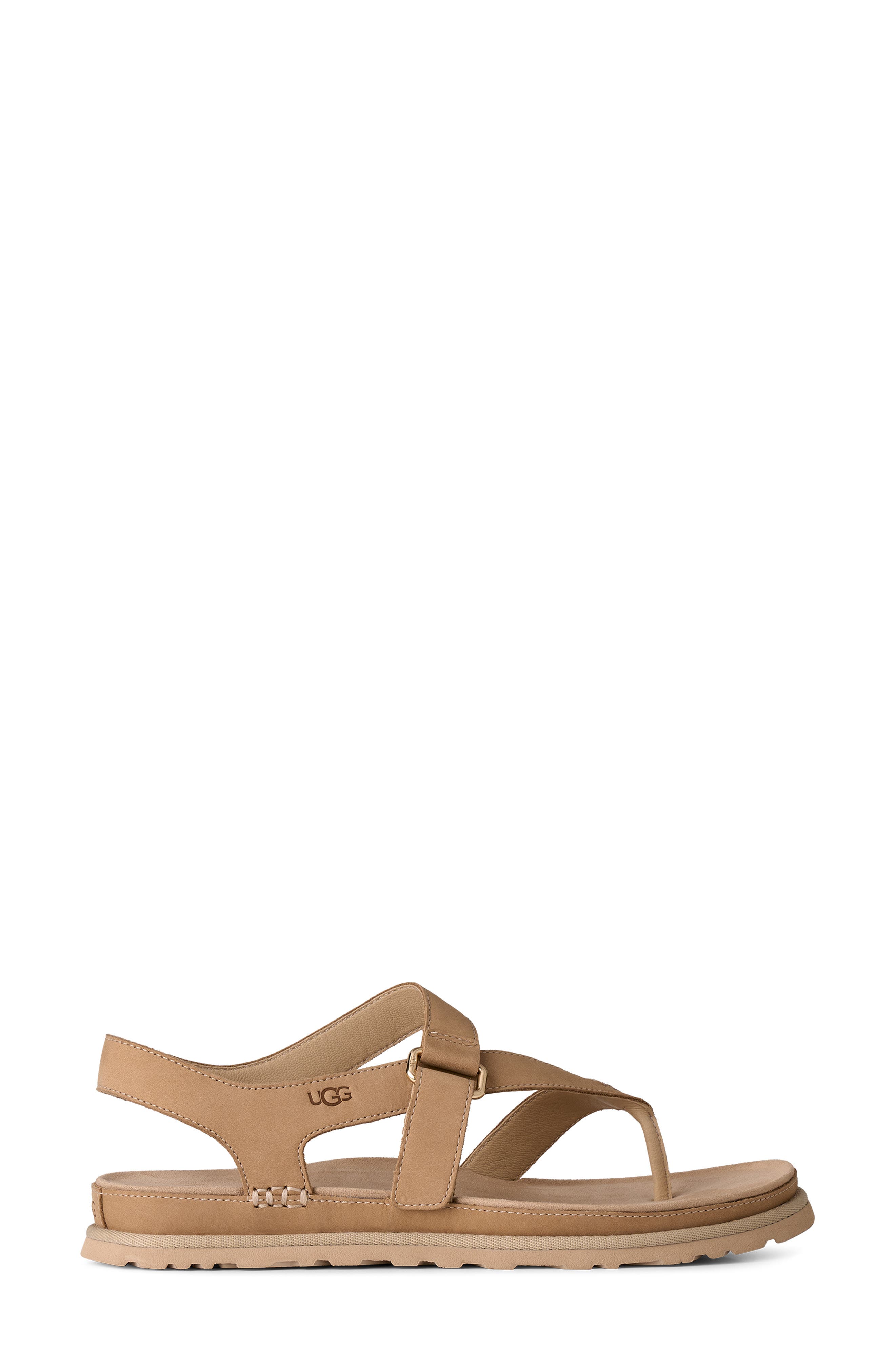 GoldenGaze Toe Post Leather Sandal, Alternate, color, MUSTARD SEED
