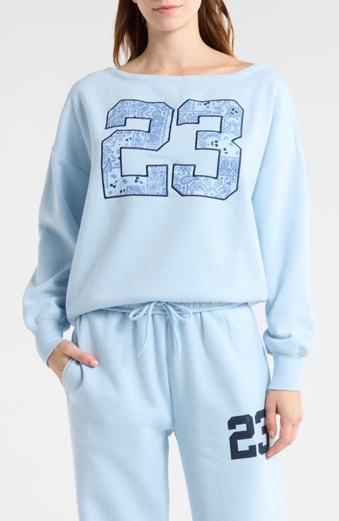 23 Appliqué Fleece Sweatshirt