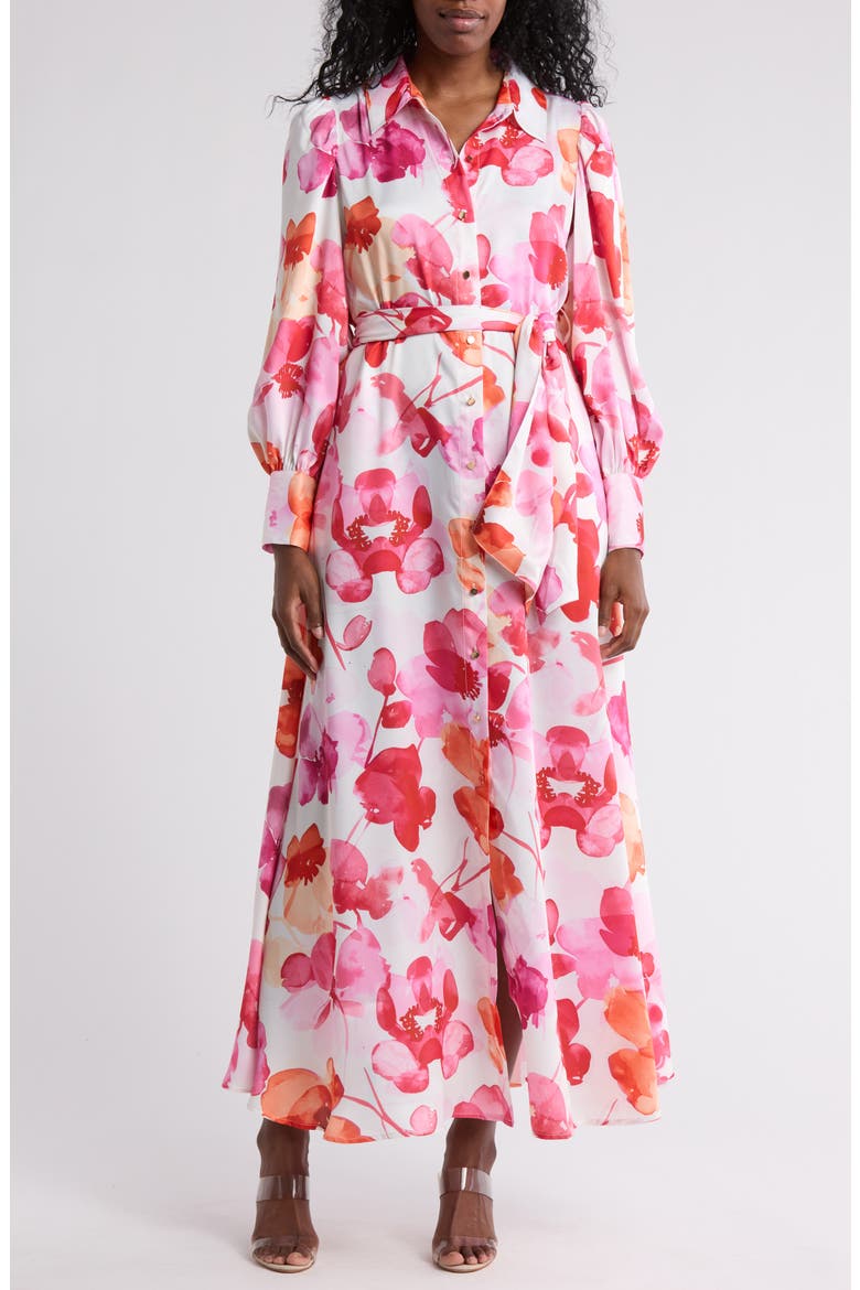 Rebel Twill Maxi Dress, Main, color, LORELAI FLOWER