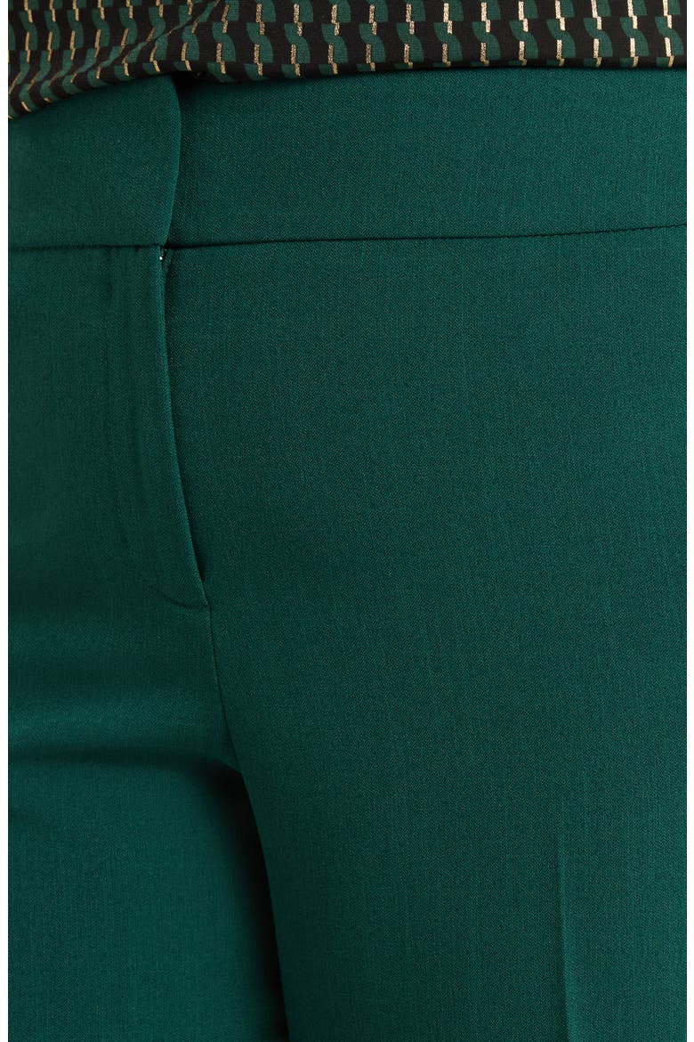 Flat Front Slim Pants, Alternate, color, EVERGREEN