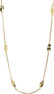 Argento Vivo Sterling Silver Textured Station Necklace