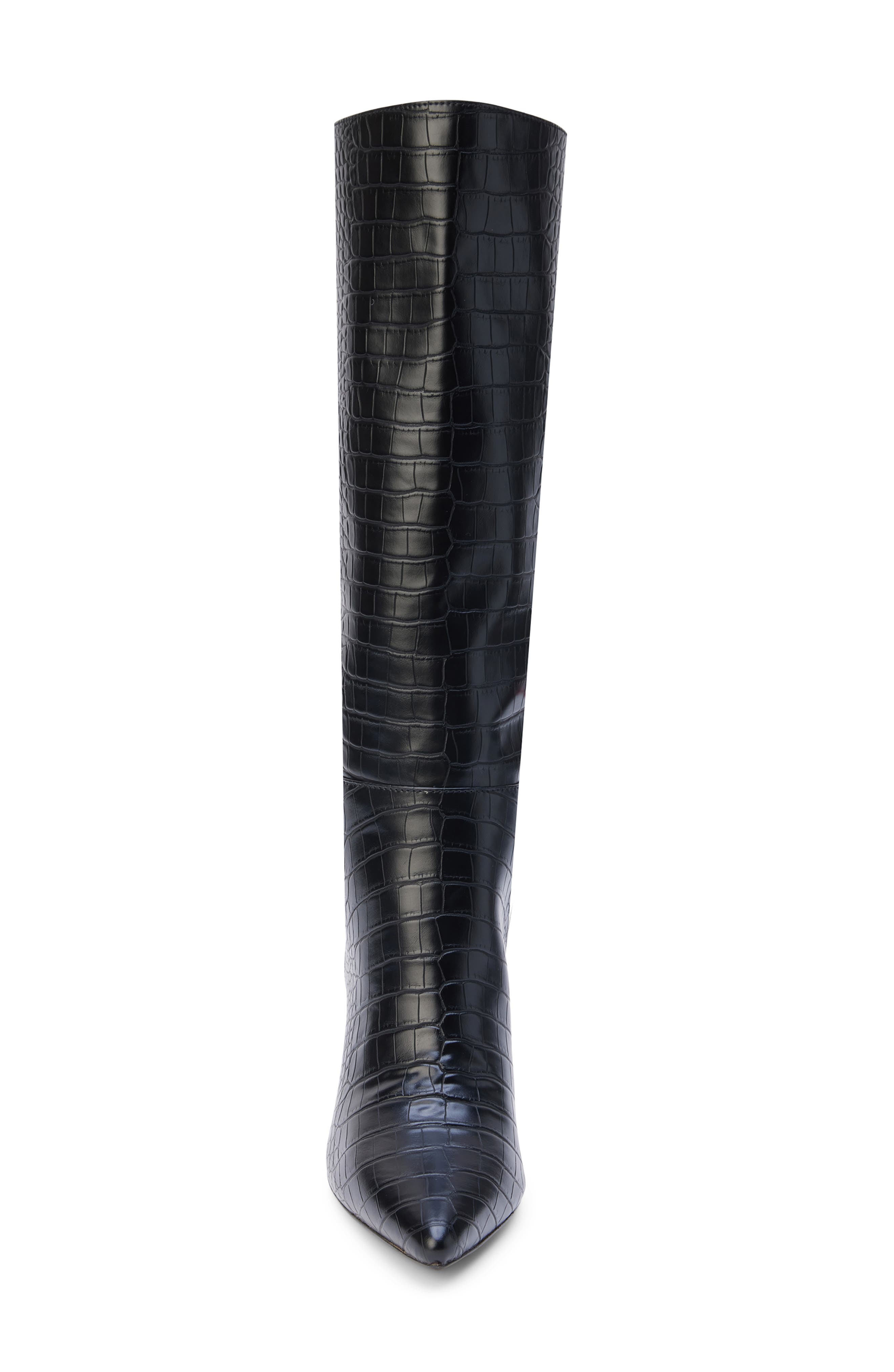 Coconuts by Matisse Alina Reptile Embossed Knee High Stiletto Boot, Alternate, color, 