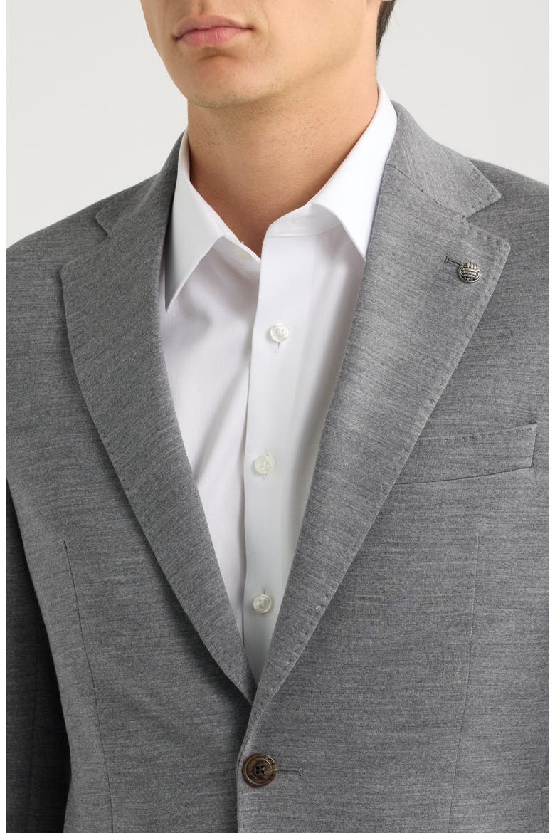 Hartford Wool Herringbone Knit Sport Coat, Alternate, color, BLUE