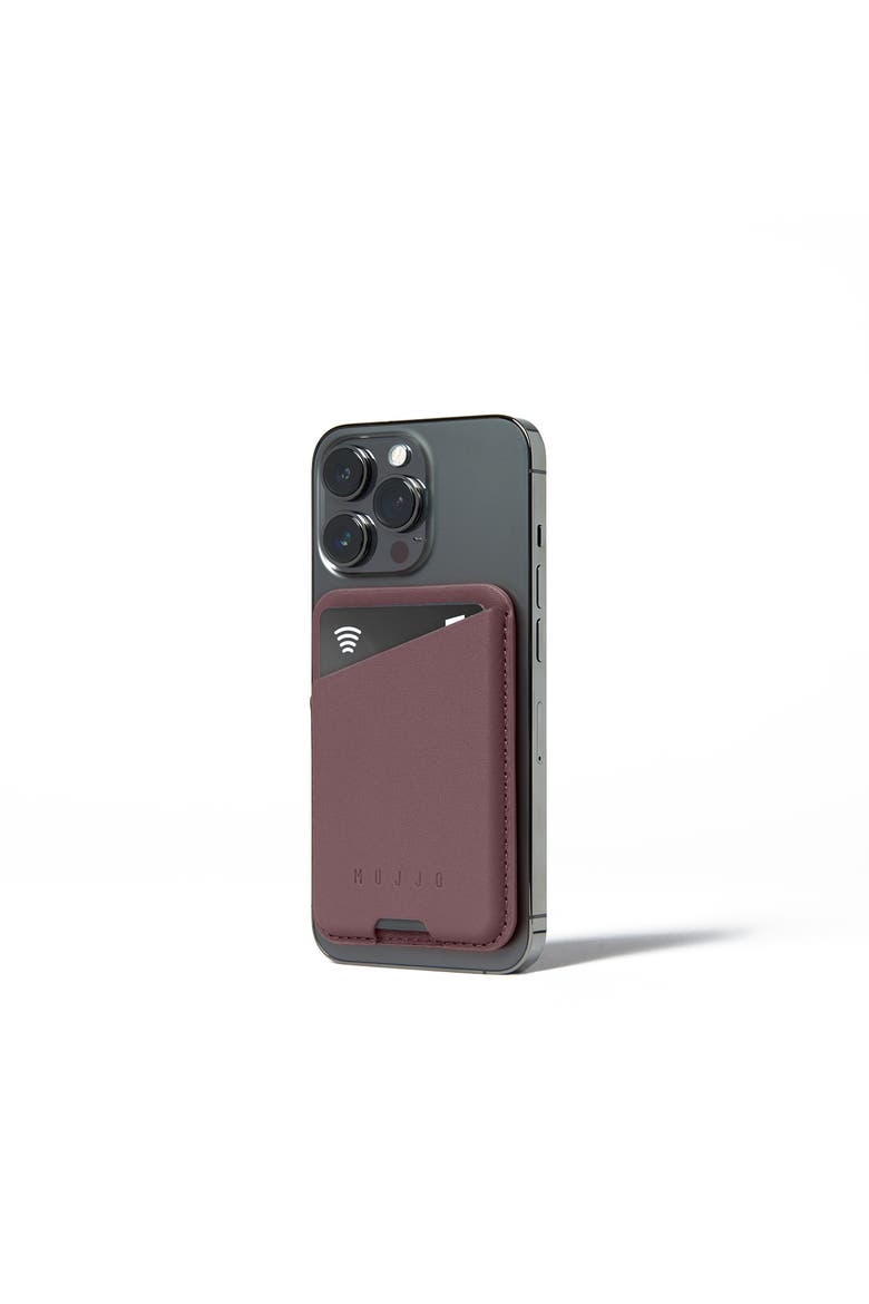 Full Leather MagSafe Wallet for iPhone, Alternate, color, Bronze Red
