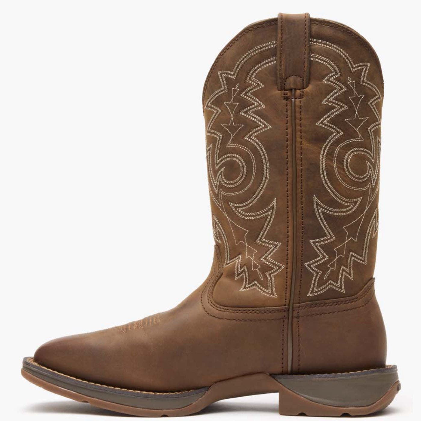 DURANGO Steel Toe Pullon Western Boot, Alternate, color, Brown