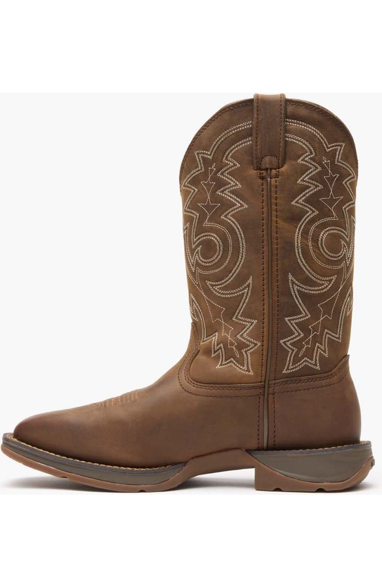 DURANGO Steel Toe Pullon Western Boot, Alternate, color, Brown