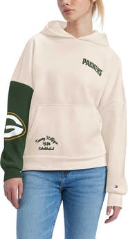 Tommy Hilfiger Women's Tommy Hilfiger Cream/Green Green Bay Packers Harriet Pullover Hoodie